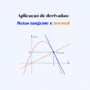 Aplicação de derivadas: Retas tangente e reta normal