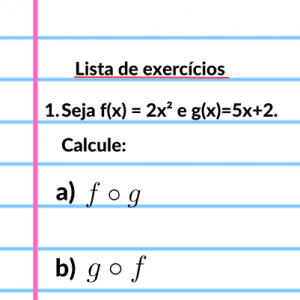 Exercícios de Função composta – Questões diretas